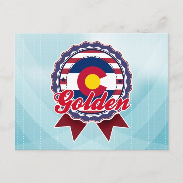 Carte Postale Golden, CO (Devant)