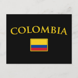 Carte Postale Golden Colombia