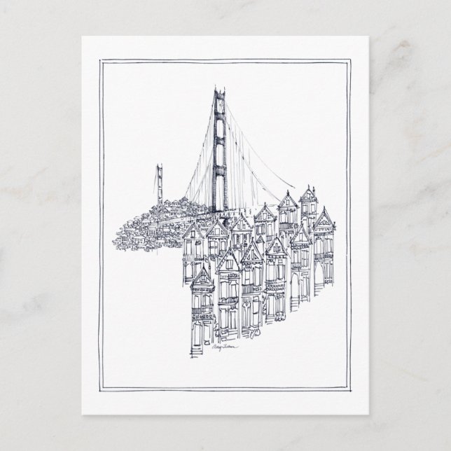 Carte Postale Golden Gate (Devant)