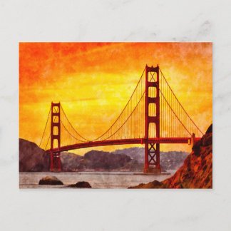 Carte Postale Golden Gate Bridge, San Francisco,