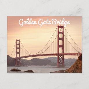 Carte Postale Golden Gate Bridge, San Francisco, Californie, USA