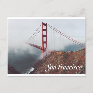 Carte Postale Golden Gate Bridge, San Francisco, Californie, USA