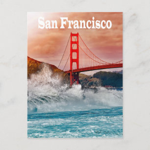 Carte Postale Golden Gate Bridge, San Francisco Californie USA