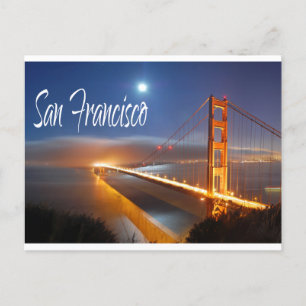 Carte Postale Golden Gate Bridge, San Francisco, Californie, USA