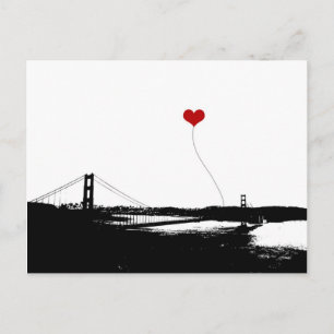 Carte Postale Golden Gate Bridge San Francisco Lover's