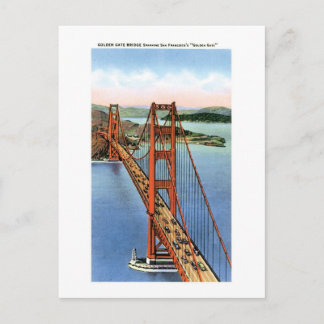 Carte Postale Golden Gate Bridge, SF, Ca