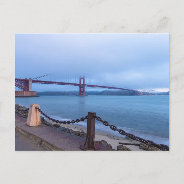 Carte Postale Golden Gate Bridge Under Fog (Devant)
