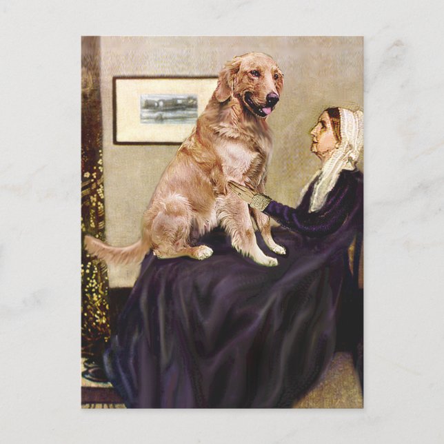 Carte Postale Golden Retriever 1 - La mère de Whistler (Devant)