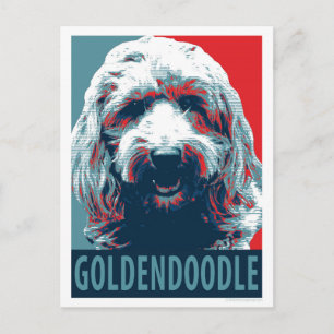 Carte Postale GOLDENDOODLE par Hope Dogs