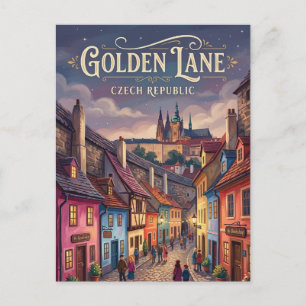 Carte Postale Goldener Gässchen République tchèque
