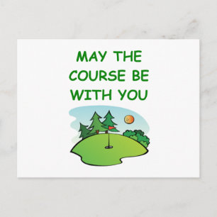 Carte Postale golf
