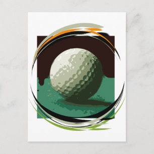 Carte Postale Golf