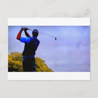 Carte Postale Golf
