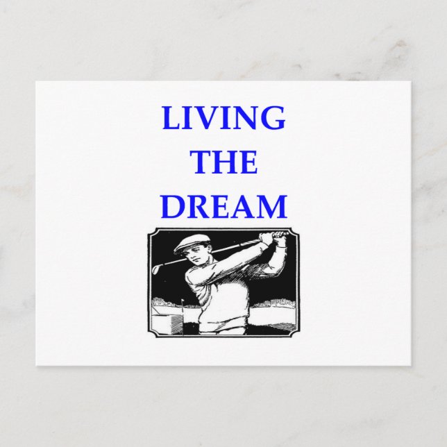 Carte Postale golf (Devant)