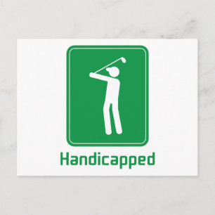 Carte Postale Golf
