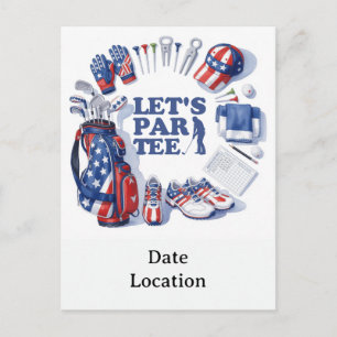 Carte Postale GOLF 4 juillet Fête de l'Indépendance des Golfe