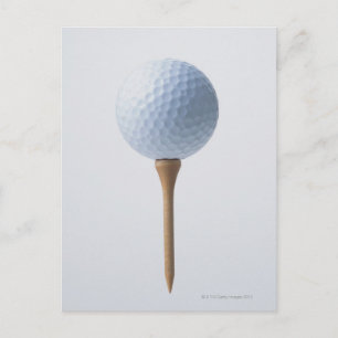 Carte Postale Golf Ball et Tee