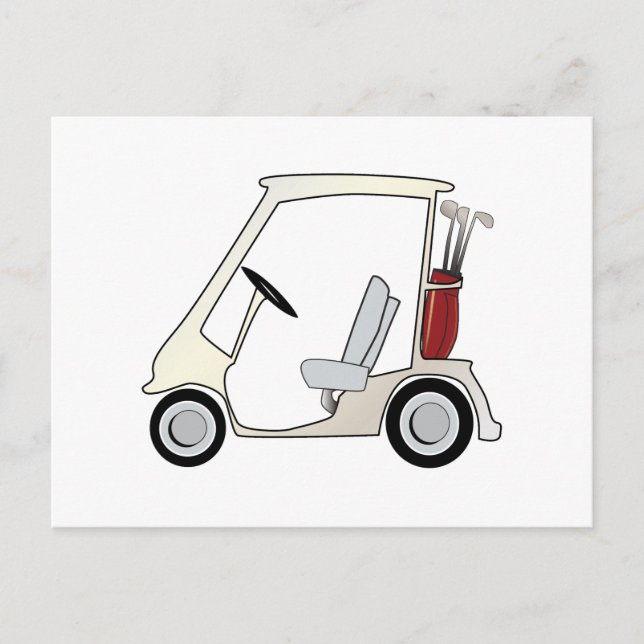 Carte Postale golf_cart (Devant)