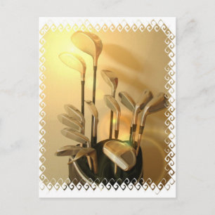 Carte postale Golf Clubs