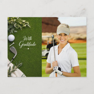 Carte Postale Golf Merci Créez votre propre golfeur photo