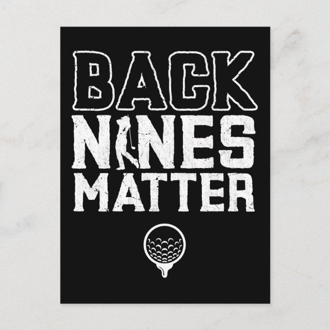 Carte Postale Golf Plaisanterie Golf Humour Golf (Devant)