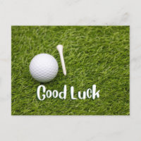 Golf saluer balle de golf bonne chance au golfeur