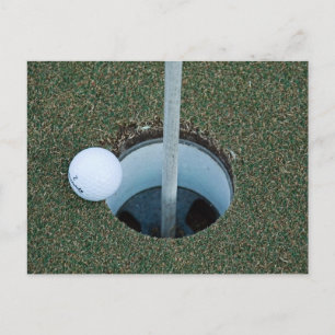 Carte Postale golf ... un jeu de pouces
