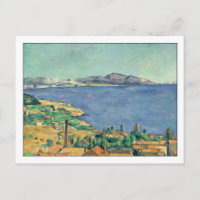 Golfe de Marseille par Paul Cezanne