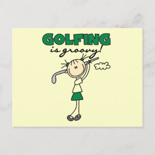 Carte Postale Golfing est Super Tshirts et cadeaux
