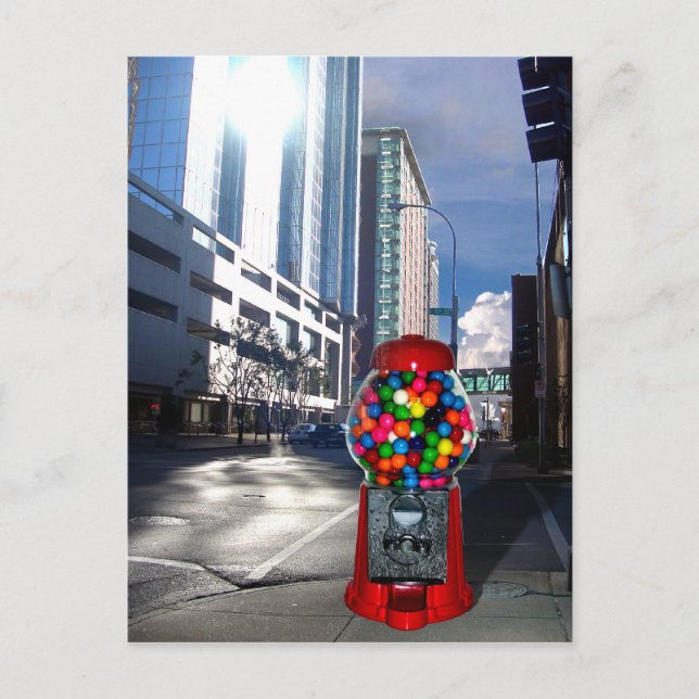 Carte Postale Gomme à bulles (Devant)