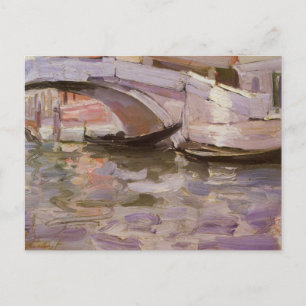 Carte Postale Gondolas de John Singer Sargent, Impressionnisme A
