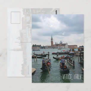 Carte Postale Gondoles à Venise Italie Souvenir de vacances
