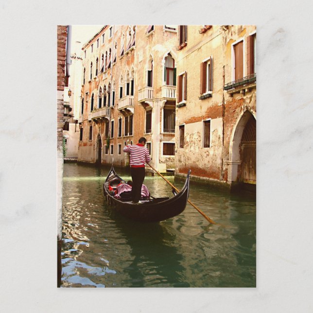 Carte Postale Gondolier (Devant)