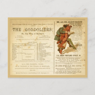 Carte Postale Gondoliers