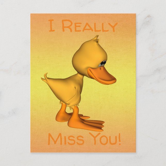 Carte Postale Goober the Duck (Devant)
