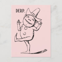 Carte postale Goofy Derp