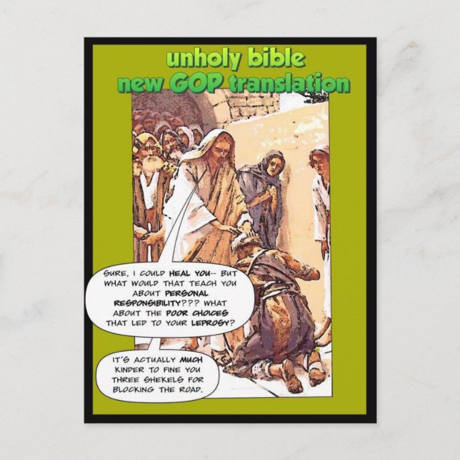 Carte Postale GOP et le Leper (Devant)