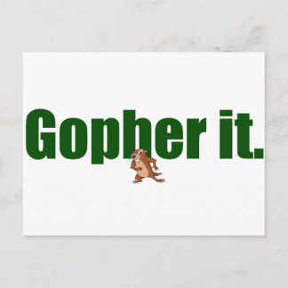 Carte Postale Gopher-le.