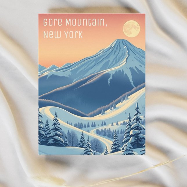 Carte postale Gore Mountain New York Adirondacks (Créateur téléchargé)