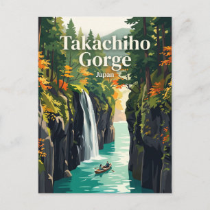 Carte Postale Gorge de Takachiho Japon