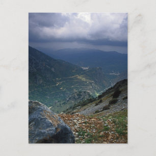 Carte Postale Gorge montagneux sur l'île de Crète