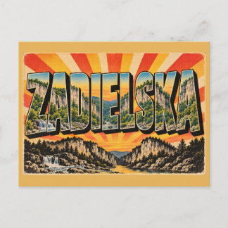 Carte Postale Gorges de Zadielska Falaises karstiques Art de voy