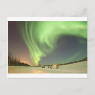 CARTE POSTALE GORGEUSES LUMIÈRES DU NORD