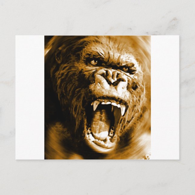 Carte Postale Gorilla (Devant)