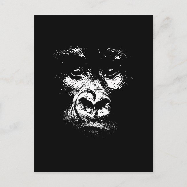 Carte Postale Gorilla Shadows (Devant)