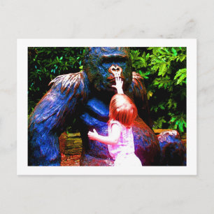 Carte Postale gorille douce