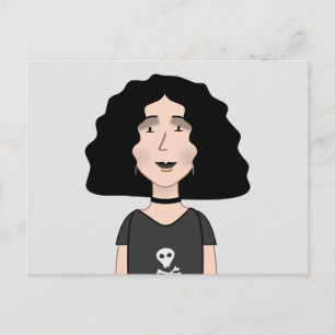 Carte Postale Goth girl