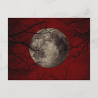 Gothic Full Moon avec Haunting Trees