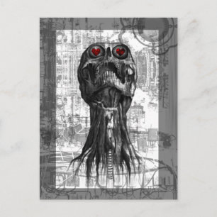 Carte postale gothique de la Saint-Valentin