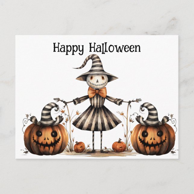 Carte Postale Gothique Halloween   (Devant)